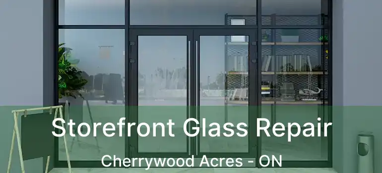  Storefront Glass Repair Cherrywood Acres - ON