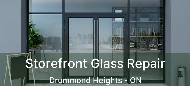  Storefront Glass Repair Drummond Heights - ON