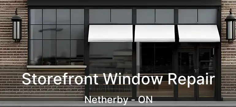  Storefront Window Repair Netherby - ON