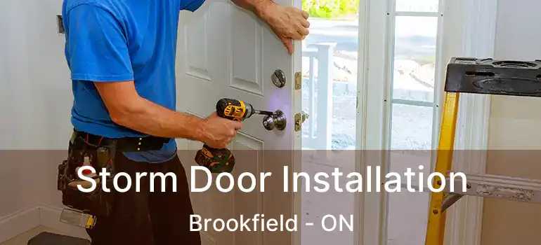  Storm Door Installation Brookfield - ON