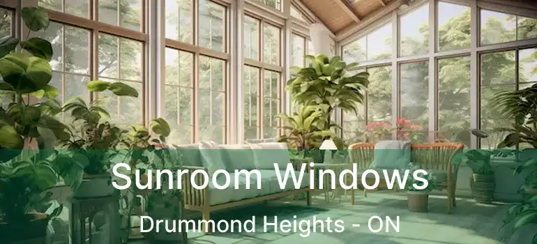  Sunroom Windows Drummond Heights - ON