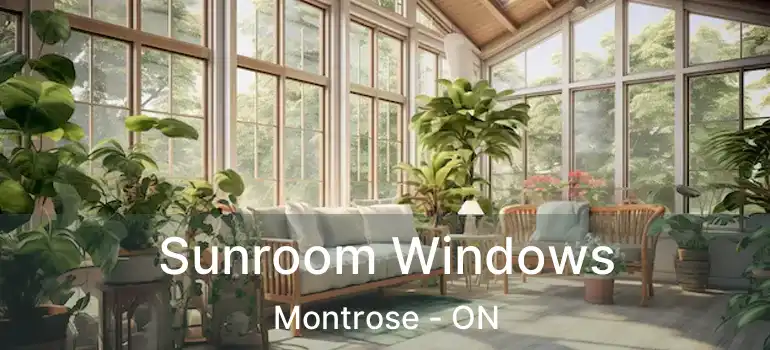  Sunroom Windows Montrose - ON