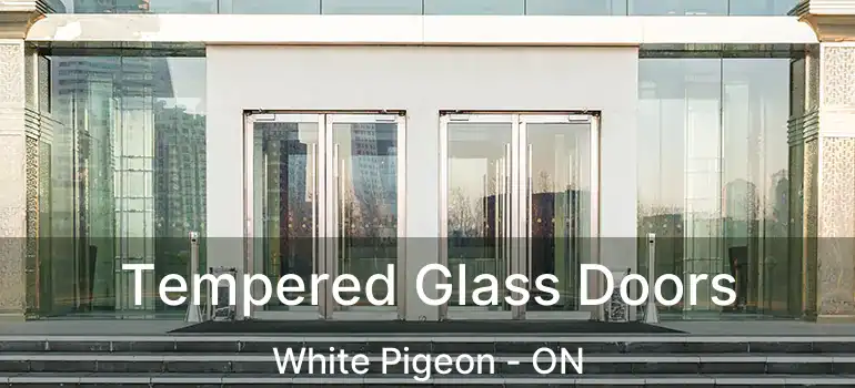  Tempered Glass Doors White Pigeon - ON