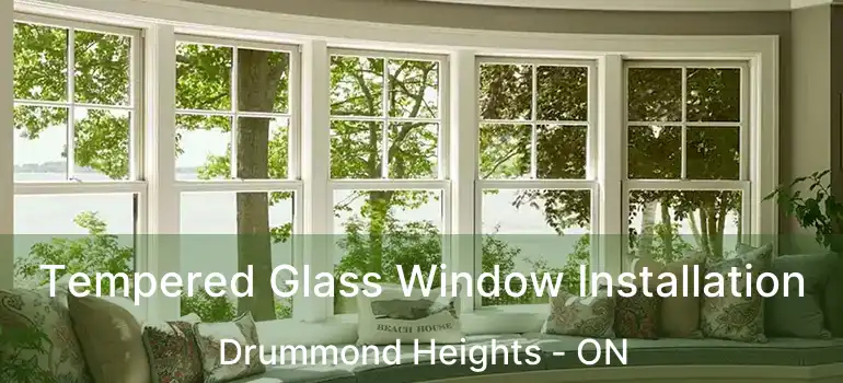  Tempered Glass Window Installation Drummond Heights - ON