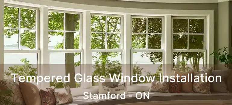  Tempered Glass Window Installation Stamford - ON