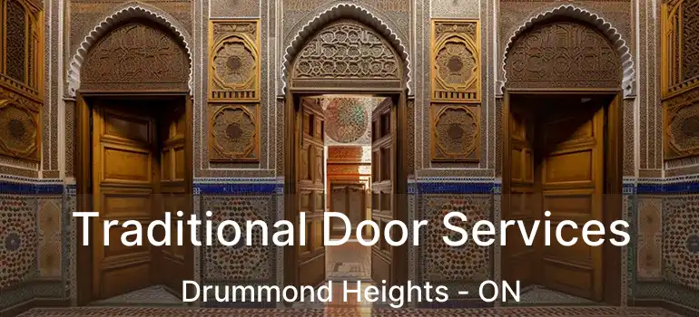  Traditional Door Services Drummond Heights - ON