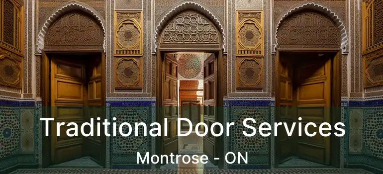  Traditional Door Services Montrose - ON