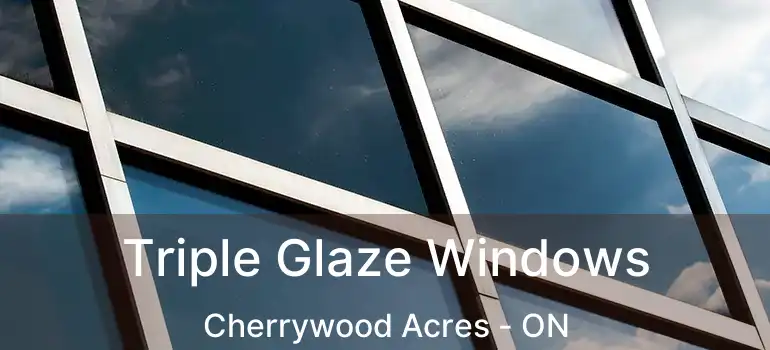  Triple Glaze Windows Cherrywood Acres - ON