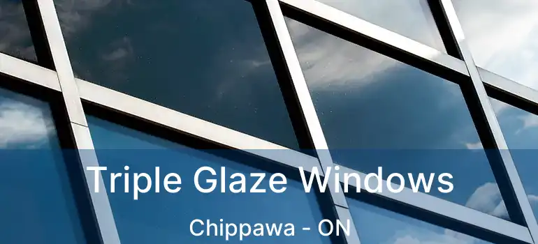  Triple Glaze Windows Chippawa - ON