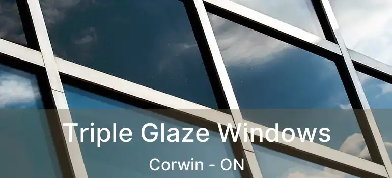  Triple Glaze Windows Corwin - ON