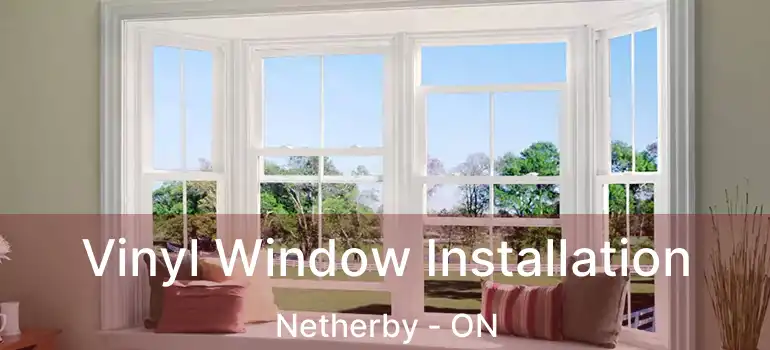  Vinyl Window Installation Netherby - ON