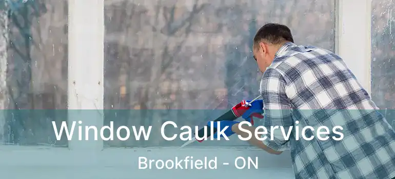  Window Caulk Services Brookfield - ON