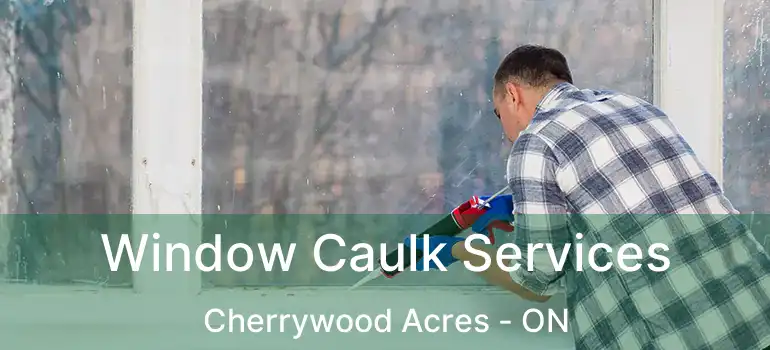  Window Caulk Services Cherrywood Acres - ON