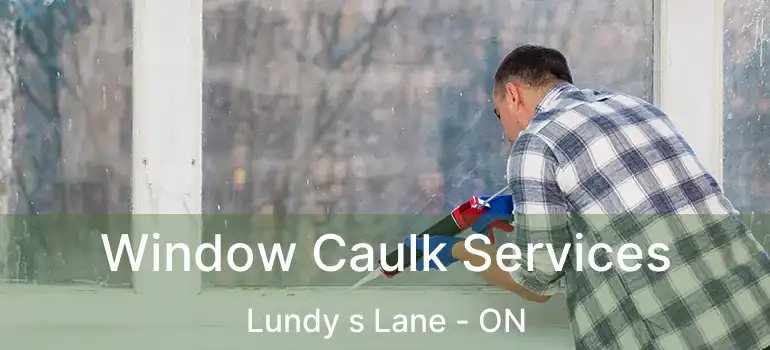  Window Caulk Services Lundy s Lane - ON