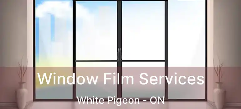  Window Film Services White Pigeon - ON