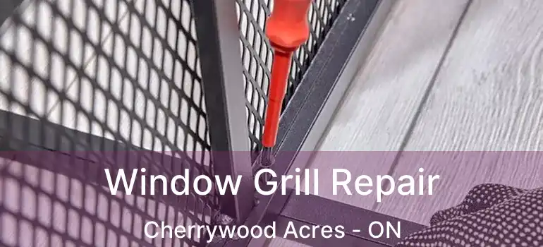  Window Grill Repair Cherrywood Acres - ON