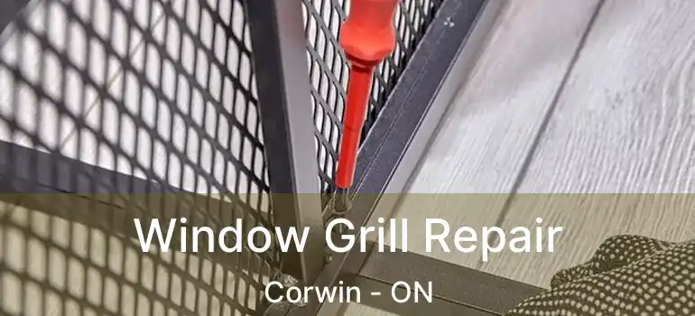  Window Grill Repair Corwin - ON