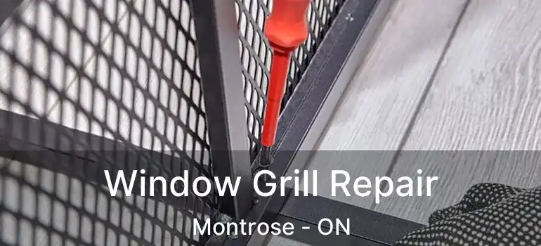  Window Grill Repair Montrose - ON