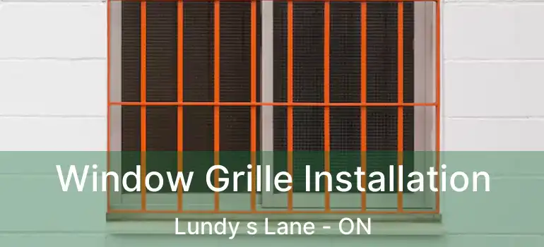  Window Grille Installation Lundy s Lane - ON