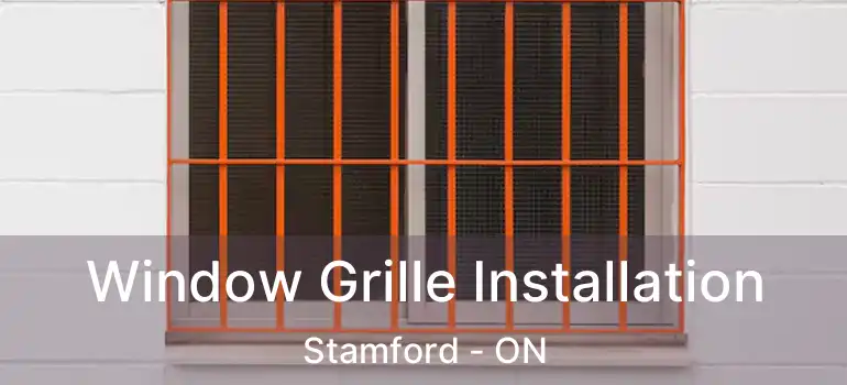  Window Grille Installation Stamford - ON