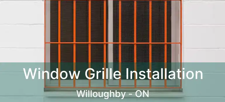  Window Grille Installation Willoughby - ON