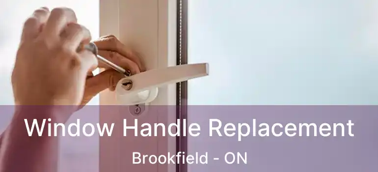  Window Handle Replacement Brookfield - ON