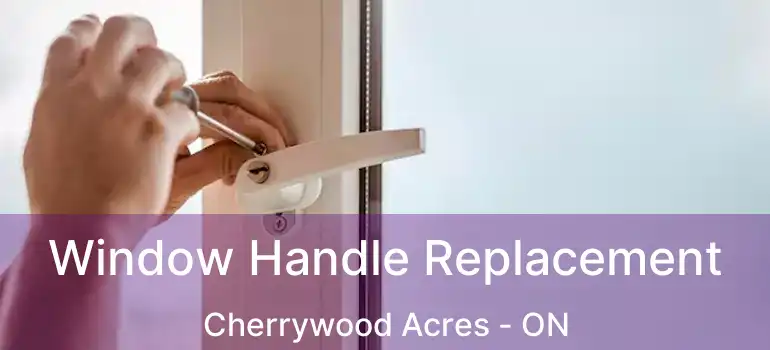  Window Handle Replacement Cherrywood Acres - ON