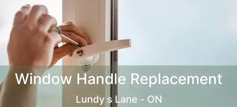  Window Handle Replacement Lundy s Lane - ON