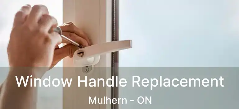  Window Handle Replacement Mulhern - ON