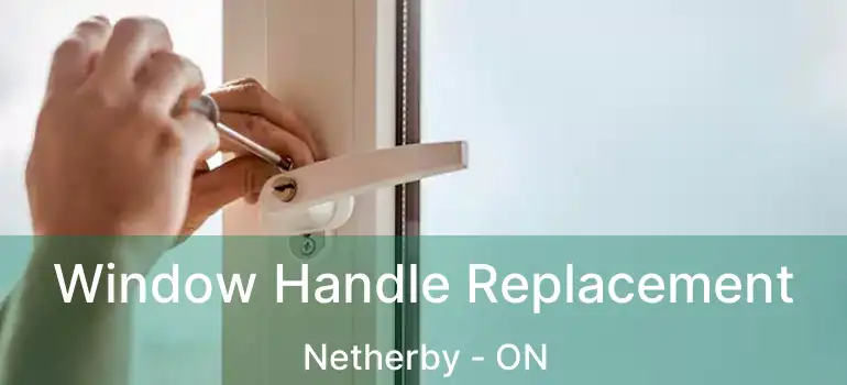  Window Handle Replacement Netherby - ON