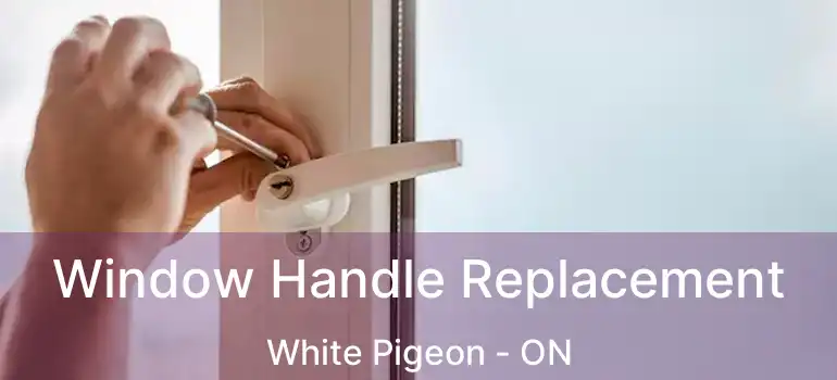  Window Handle Replacement White Pigeon - ON