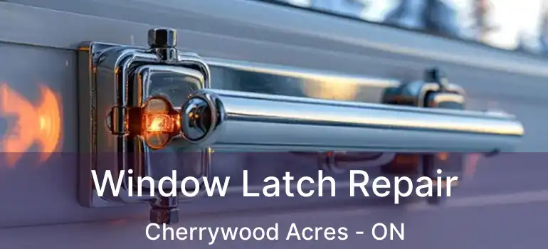  Window Latch Repair Cherrywood Acres - ON