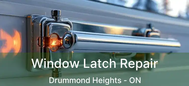  Window Latch Repair Drummond Heights - ON