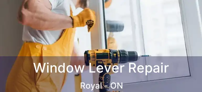  Window Lever Repair Royal - ON