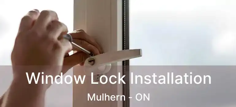  Window Lock Installation Mulhern - ON