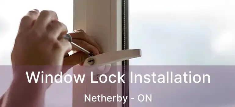  Window Lock Installation Netherby - ON