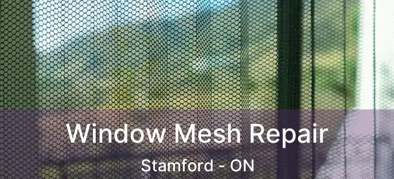  Window Mesh Repair Stamford - ON