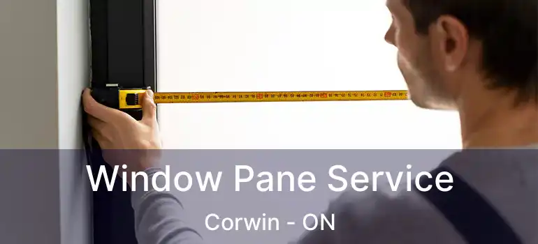  Window Pane Service Corwin - ON