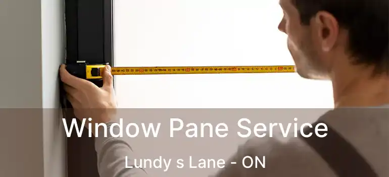  Window Pane Service Lundy s Lane - ON