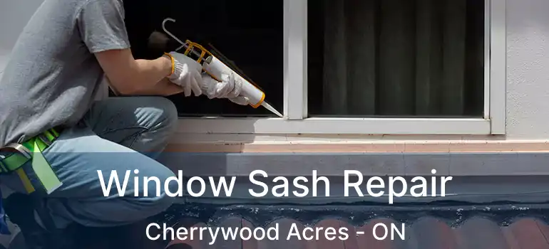  Window Sash Repair Cherrywood Acres - ON