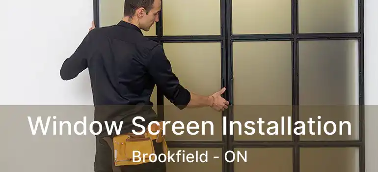  Window Screen Installation Brookfield - ON