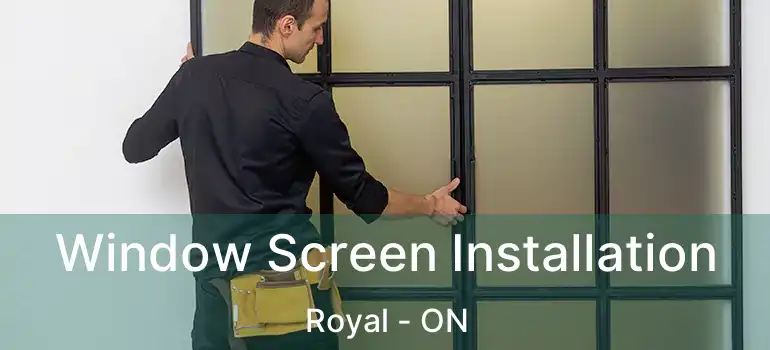  Window Screen Installation Royal - ON