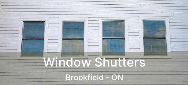  Window Shutters Brookfield - ON