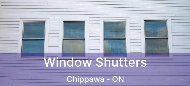  Window Shutters Chippawa - ON