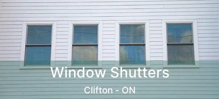  Window Shutters Clifton - ON