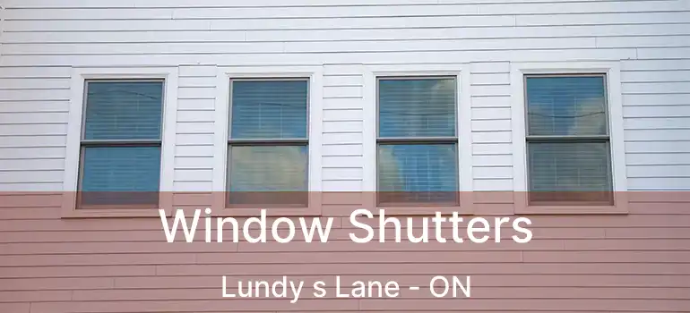  Window Shutters Lundy s Lane - ON