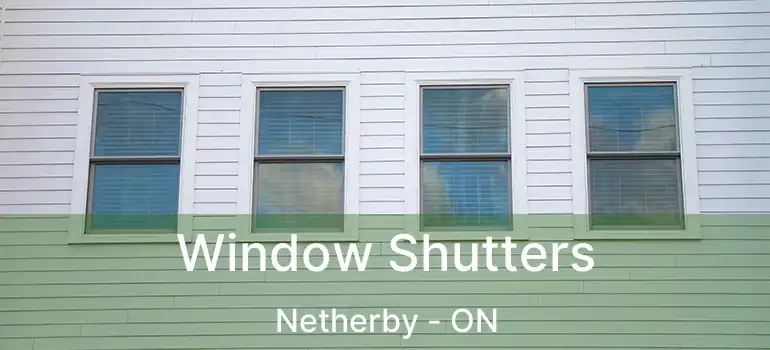  Window Shutters Netherby - ON