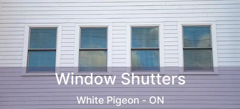  Window Shutters White Pigeon - ON