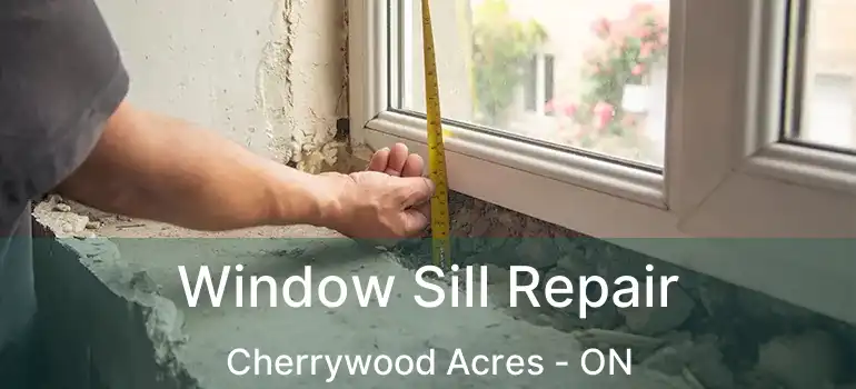  Window Sill Repair Cherrywood Acres - ON