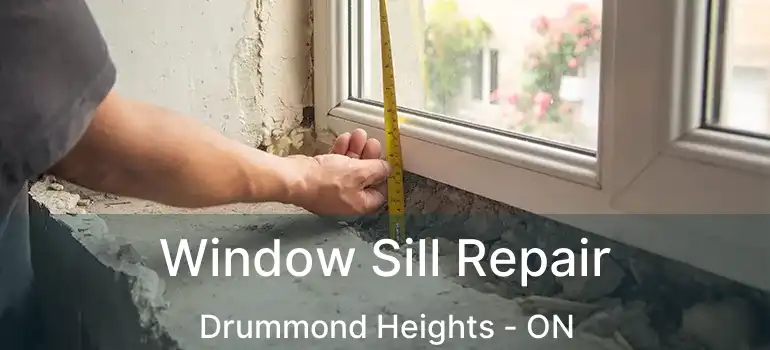  Window Sill Repair Drummond Heights - ON